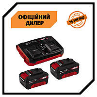 Аккумулятор+зарядное Einhell Twincharger Kit Power-X-Change New (18V 2x 3,0Ah), батарея einhell Топ 3776563