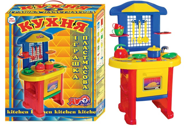 Купить Детская кухня с посудкой (2124), цена 626 грн — Prom.ua (ID ...