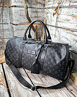 Брендова дорожня сумка Louis Vuitton D10780 чорна