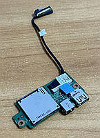 Б/У Дополнительная плата USB, Aux, Cardreader со шлейфом Dell Inspiron 14z 5423, 0H3CXC, 07N0FV