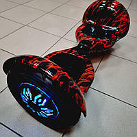 Гироскутер гироборд 10 дюймов с самобалансом Smart Balance Wheel Красный огонь