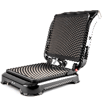 Гриль контактний електричний GRUNHELM G2013 (2000 Вт) 116778 Антипригарне покриття. Нержавіюча сталь