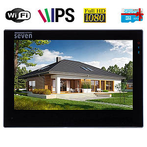 IP відеодомофон 7 дюймів з Wi-Fi SEVEN DP-7577FHDW — IPS black