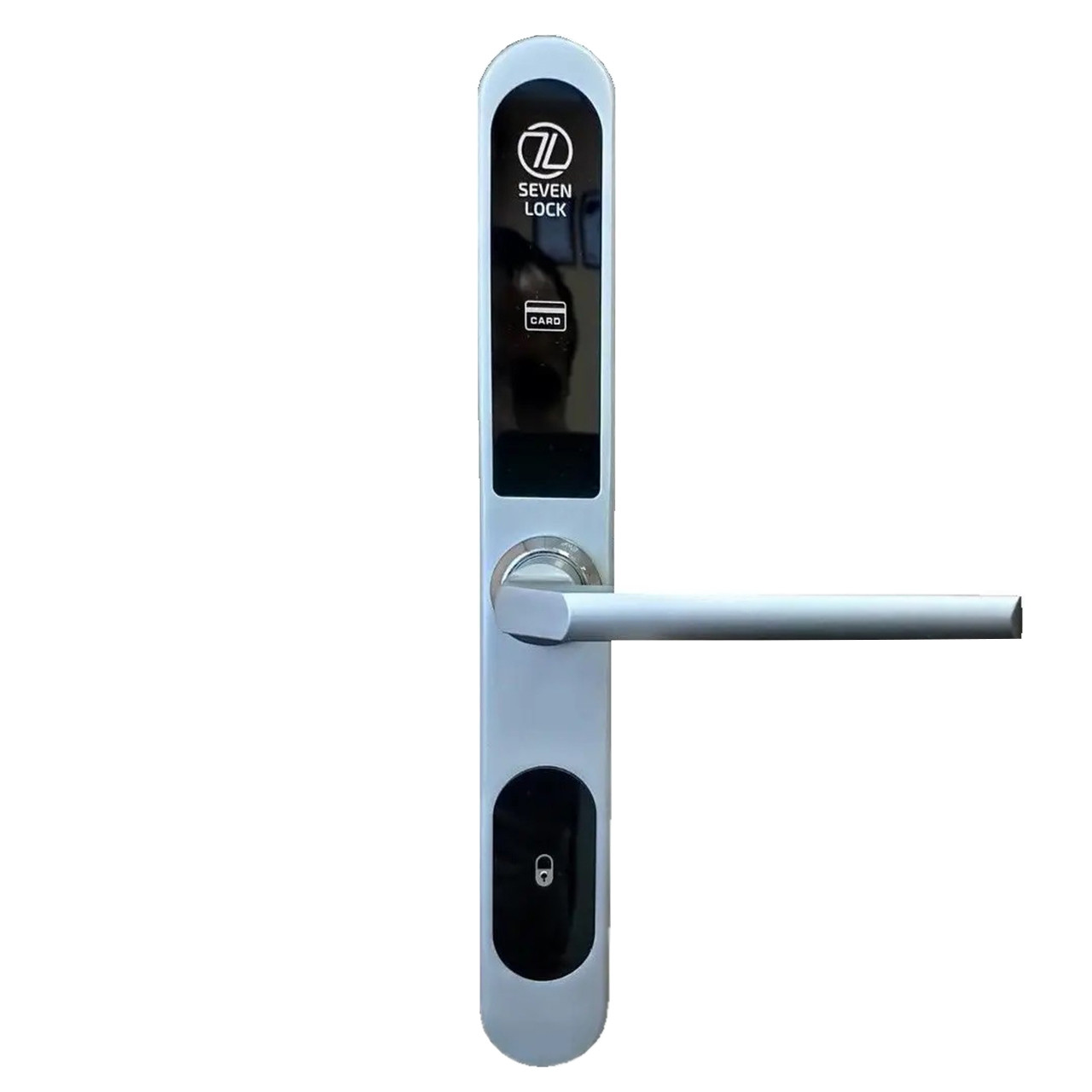 Электронный RFID замок для офисов SEVEN LOCK SL-7737S silver ID EM - фото 1 - id-p1745619326
