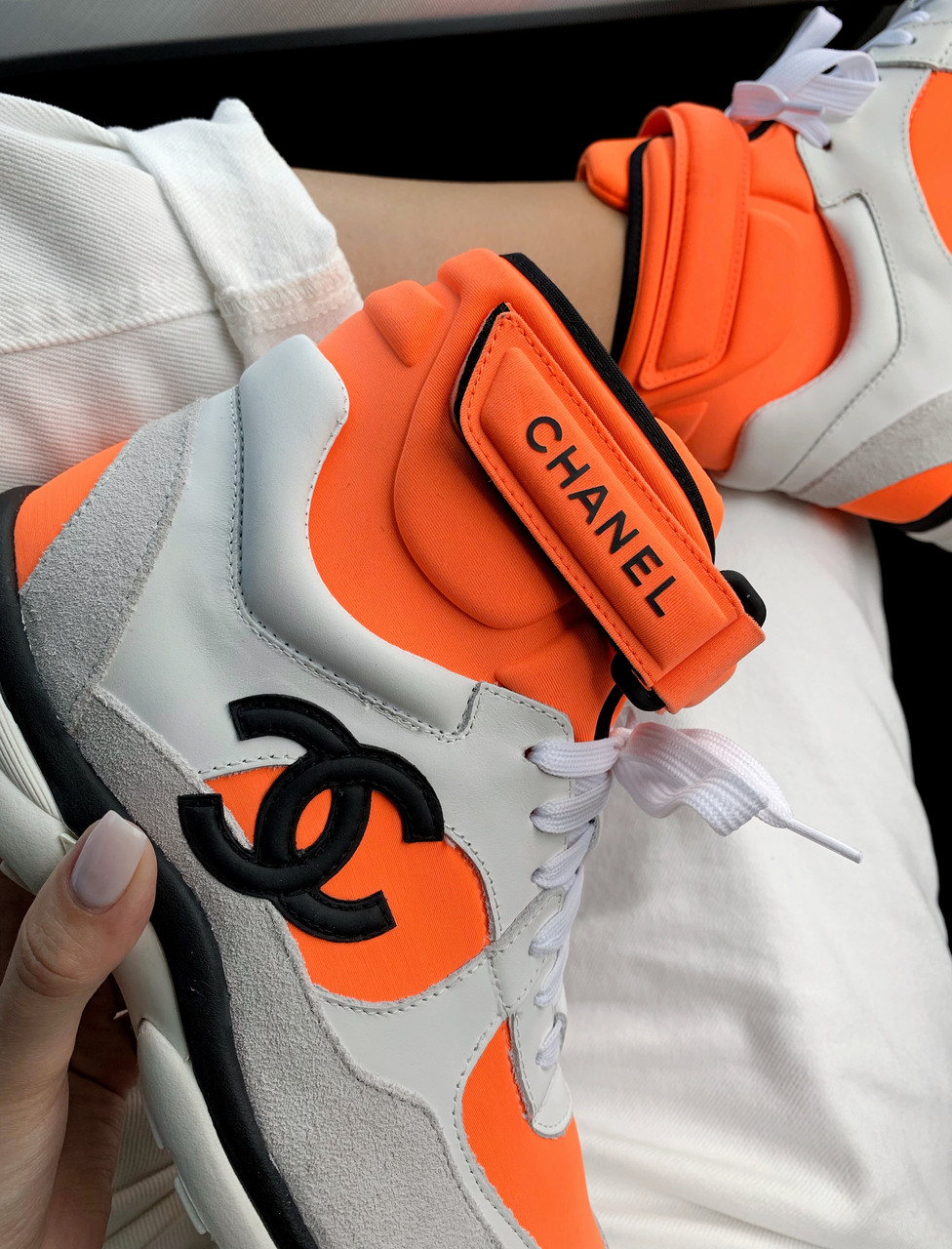 Жіночі Кросівки Logo High Top Orange White — у Категорії Кросівки та Кеди  на  (1745623653)