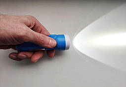 Ліхтар LED Світлокомплект VA0087 1W 100Лм, акум.500mAh, пластик, синій, LIBOX IP44