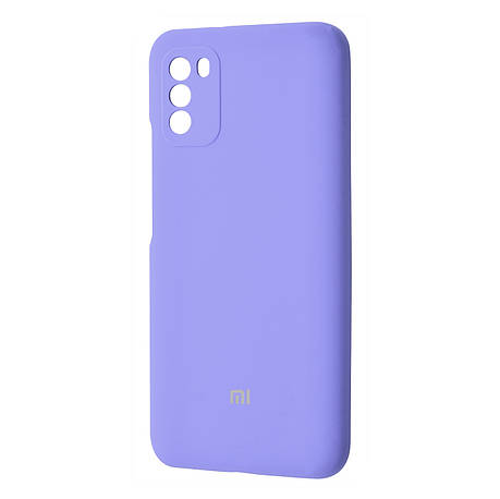 Чохол Silicone Case Premium для Xiaomi Poco M3 Lilac 13, фото 1