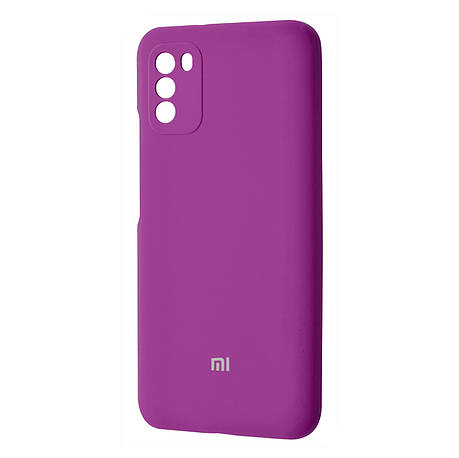 Чохол Silicone Case Premium для Xiaomi Poco M3 Fuchsia 14, фото 1