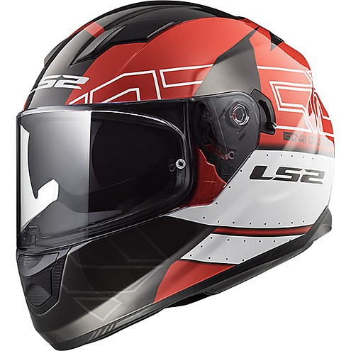 МОТОШОЛОМ ЗАКРИТИЙ LS2 FF320 STREAM EVO KUB КОЛІР RED BLACK