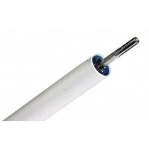 Ведучий вал 26 мм (жорсткий диск) на 7 пазів для мотокоси в зборі, фото 1