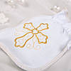 Хрестильний мішечок Чарівний ангел інтерлок Білий/Золото Betis, фото 2