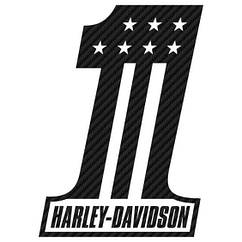 Вінілова наклейка - HARLEY DAVIDSON розмір 50 см