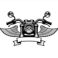 Виниловая наклейка - HARLEY DAVIDSON размер 20 см