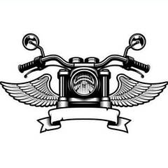 Вінілова наклейка - HARLEY DAVIDSON розмір 20 см