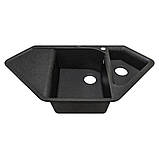 Гранітна мийка Adamant SPIRIT ГРАФІТ-13, фото 2