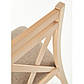 Дерев'яні стільці з м'яким сидінням дуб сонома Dariusz з оббивкою з тканини для вітальні в стилі прованс, фото 5