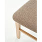 Дерев'яні стільці з м'яким сидінням дуб сонома Dariusz з оббивкою з тканини для вітальні в стилі прованс, фото 6