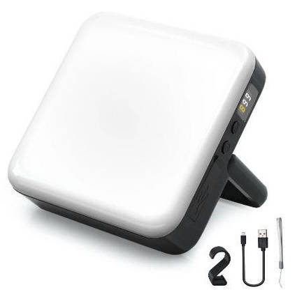 Ліхтар лампа павербанк (Power bank) для кемпінгу Світлодіодний ліхтар 4 режими, 100 Вт 10000 мАг, фото 1