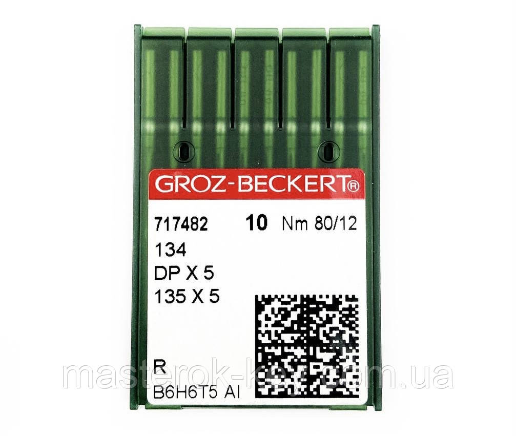 Иглы для швейных машин GROZ-BECKERT 134 DP*5 №80/12: продажа, цена в ...