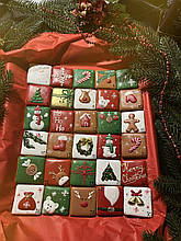 Адвент календар новорічний на 30 пряничків