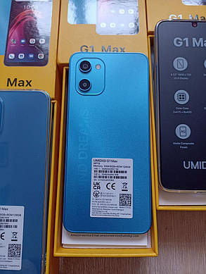 Смартфон UMIDIGI G1 Max Blue 6\128GB 50MP 5150mAh Octa-Core + чохол, фото 3