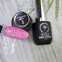 Гель-лак для нігтів Marmalade gel Saga №3 рожевий 9мл