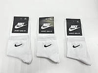 12 пар в упаковці, шкарпетки NIKE білі р. 40-45