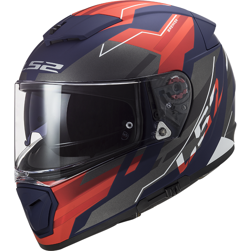 МОТОШОЛОМ ЗАКРИТИЙ LS2 FF390 BREAKER BETA КОЛІР MATT RED BLUE