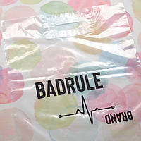 Поліетиленовий пакет банан 30x30см з логотипом, прозорий глянець