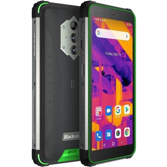 Захищений смартфон Blackview BV6600 Pro 4/64GB АКБ 8 580мАг Тепловізор Green