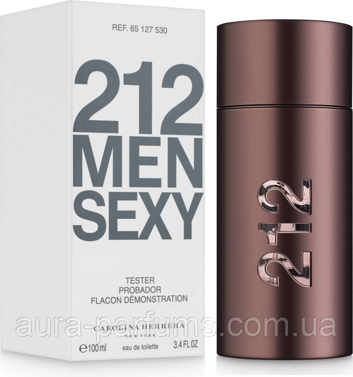 Мужские духи Carolina Herrera 212 Sexy Men Tester (Каролина Эррера 212 Секси Мэн) 100 ml/мл Тестер - фото 1 - id-p556434619