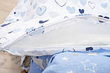 Набір у ліжечко для новонароджених "Baby-3" зірочки серця, фото 6