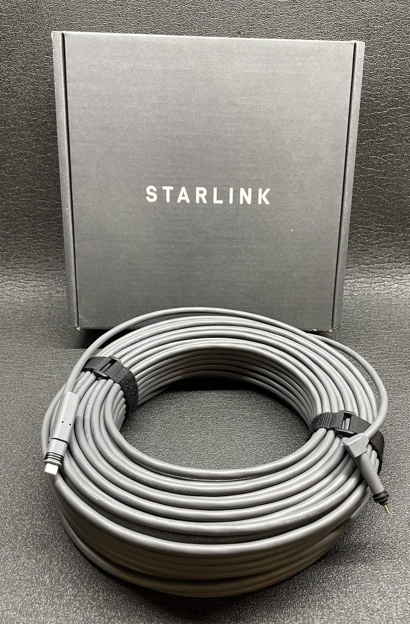 Длинный кабель Starlink Rectangular Satellite V2 150 Ft Replacement