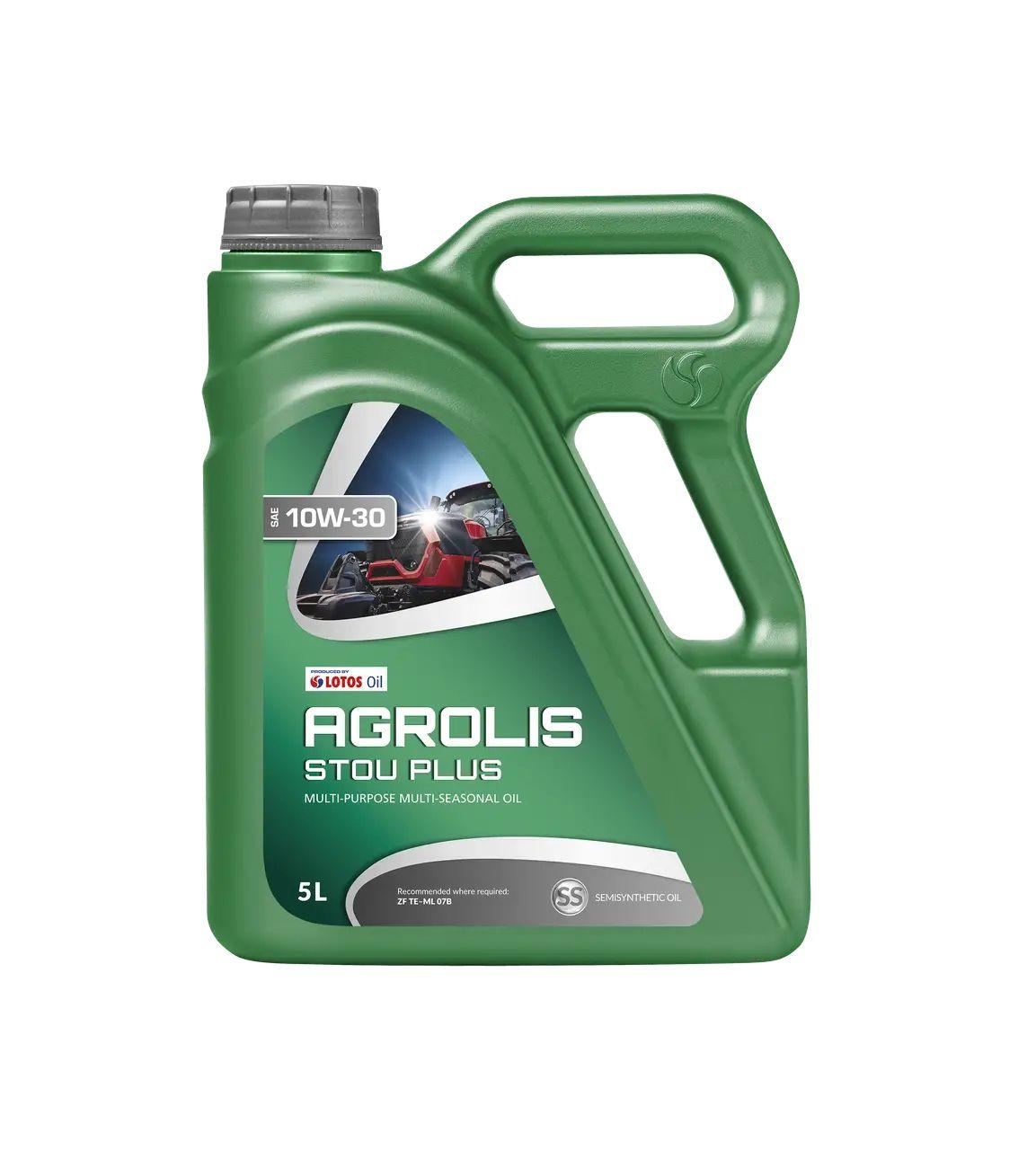 Олива для сільгосптехніки Agrolis Stou Plus 10W-30 5 л (WH-K502A10-0H0) Lotos