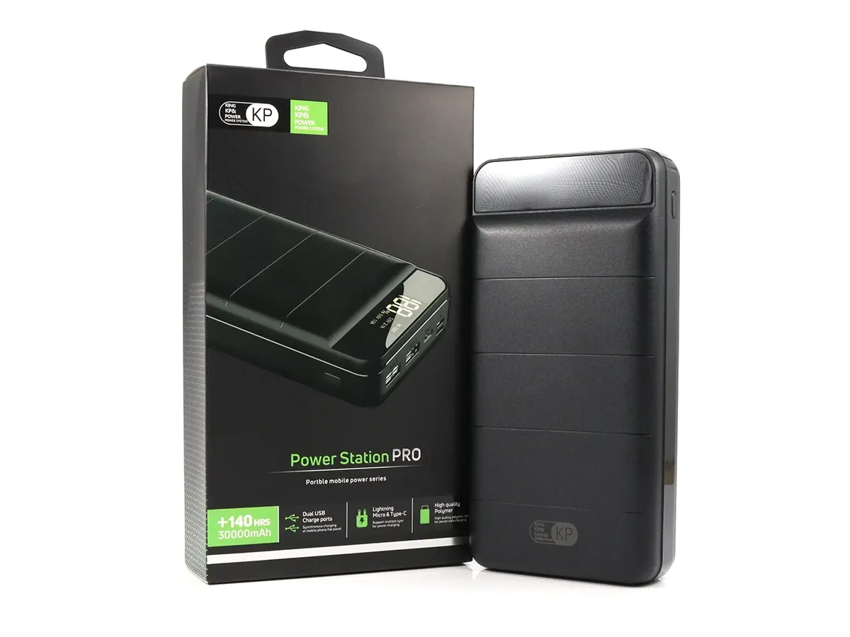 Зовнішній акумулятор (power bank) 30000мАг KP PD-30 32шт 8538