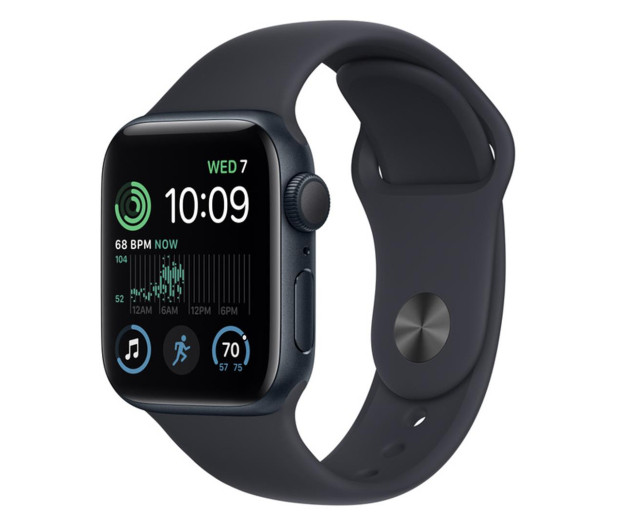 Apple Watch SE 2 40/Midnight Aluminum/Midnight Sport GPS MNJT3WB/A (MNJT3) - фото 1 - id-p1745729026