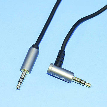 Шнур шт.jack3,5мм ст. - шт.jack3,5мм ст.кут. Kruger&Matz 1.0м KM0312