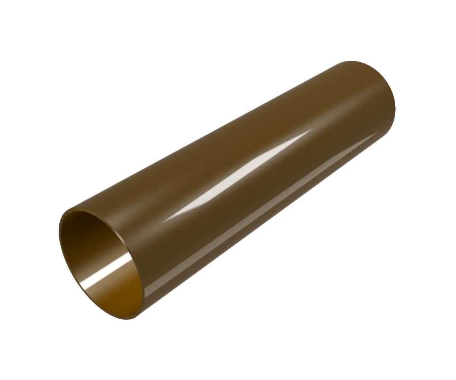 Труба водостоку 3 метри Ø80 Regenau коричнева, фото 1