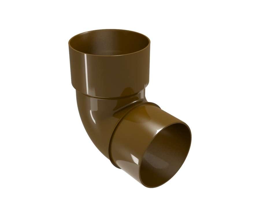 Коліно 87.5° Regenau Ø80 коричневий, фото 1