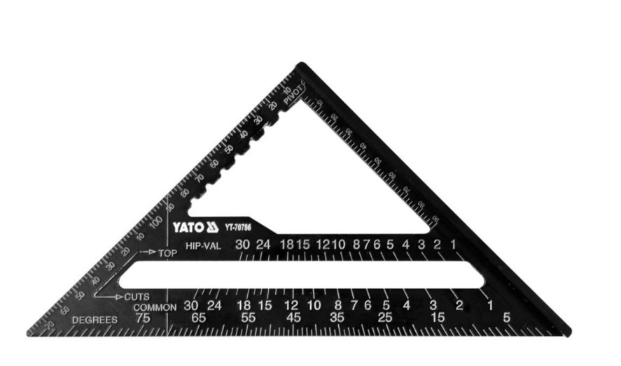 Кутник Свенсона універсальний алюмінієвий, 180x180мм Yato YT-70786, фото 1