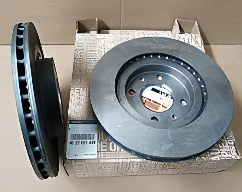 Диски гальмівні вентильовані Renault Logan 2 MCV (2013-...) Рено логан Оригінал 402063149R (комплект 2 шт.), фото 1