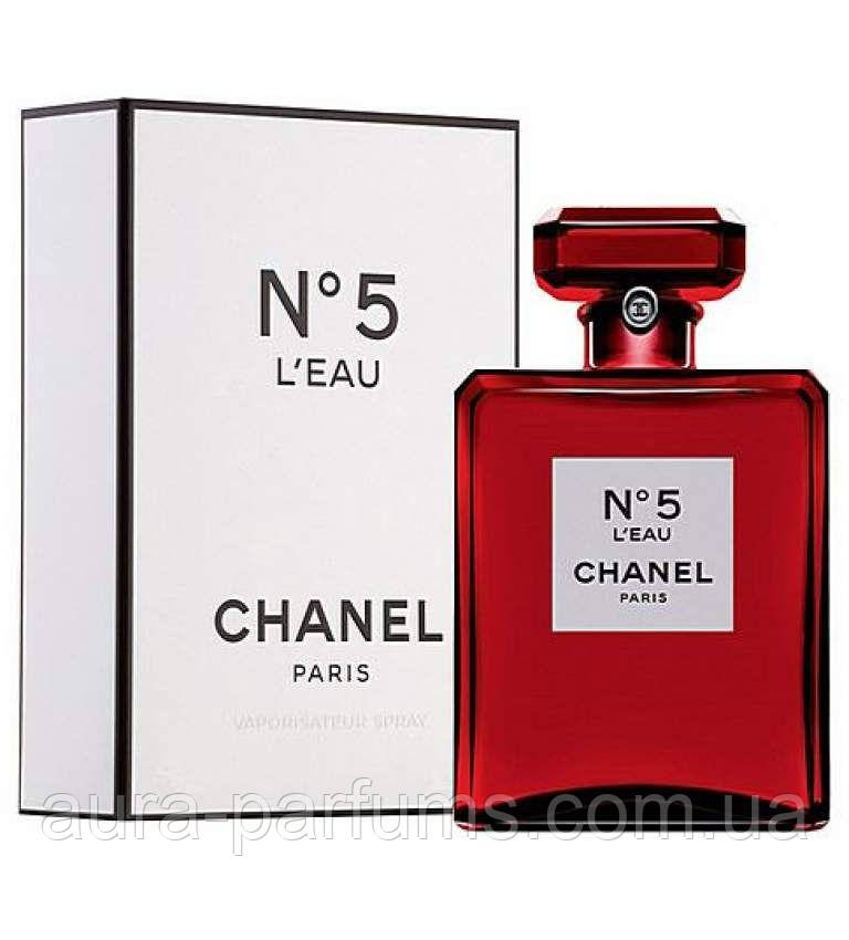 Жіночі парфуми Chanel Chanel No 5 L'Eau Red Edition (Шанель №5 Ле Ред Едішн) 100 ml/мл