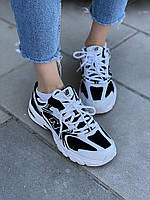Женские кроссовки New Balance 530 Black White черно-белые повседневные демисезон модные стильные 40