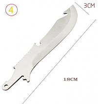 Туристичний набір Егерь 4 в 1 C-14 для пікніка, полювання і риболовлі Пила, ніж, сокира, мачете, фото 3