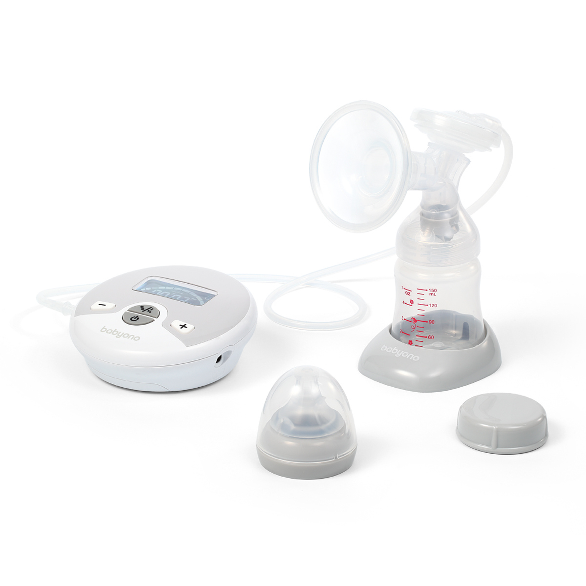 Молоковідсмоктувач двофазний електричний BabyOno Nurse Pro, фото 1