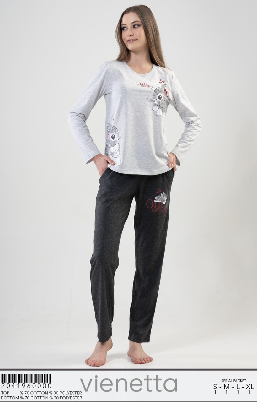 Піжама молодіжна з довгими штанами та кофточкою, фото 1