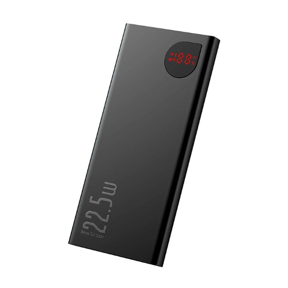 Зовнішній акумулятор Baseus Power Bank 10000mAh Adaman 22.5W Black (ppadm10s), фото 1