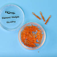 Стоматологические пластиковие клинья для адаптации матриц (типа палодент) 40шт (S)