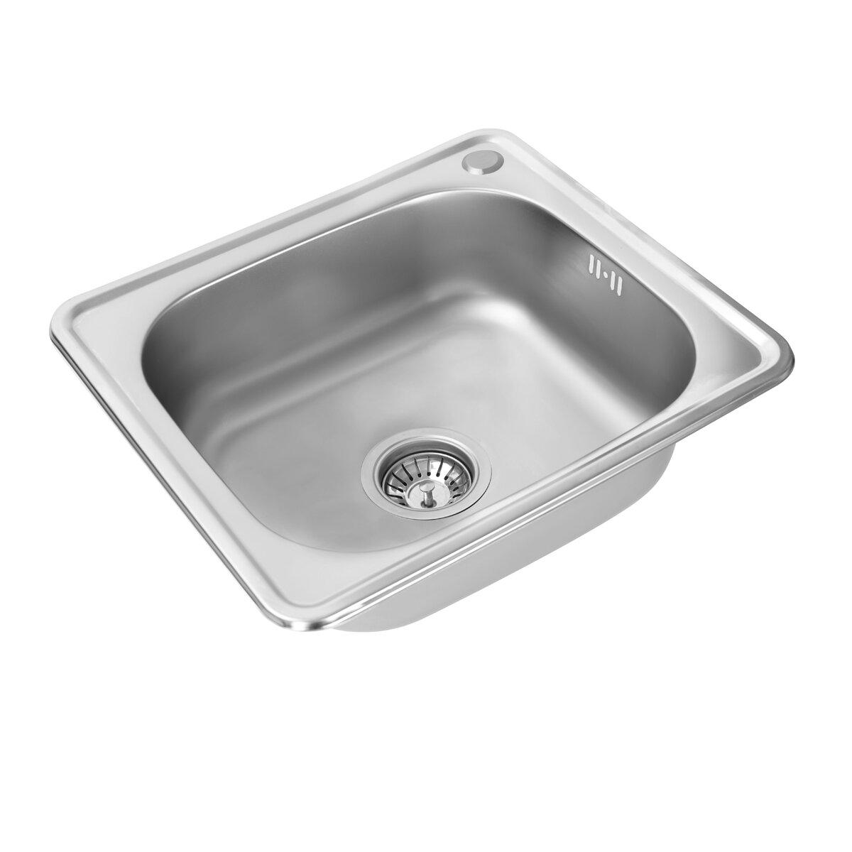 Кухонна мийка Platinum 4842 Decor 0,6 мм