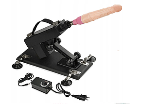 SEX Machine Neti L1399 чорна набір вібраторів + 3x дилдо, фото 3